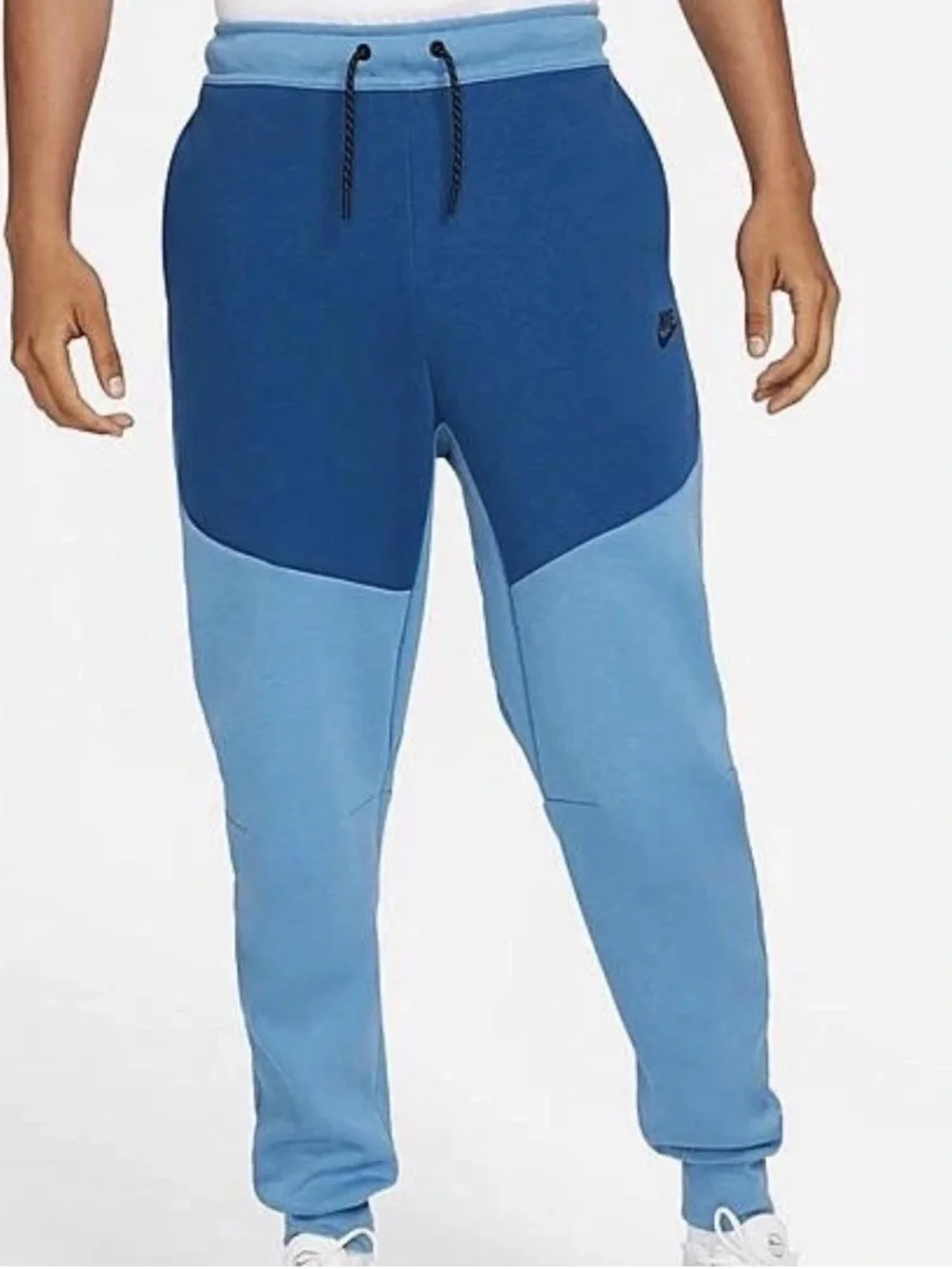 Nike Sportswear Tech Fleece Jogger Pants Men’s Size L Blue CU4495-469